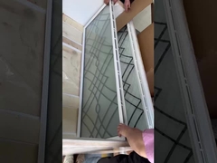 Customized glass with frame for entrance doors
