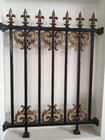 Decorative Security Spear Top Ornamental Aluminum Fence Powder Coated Welded