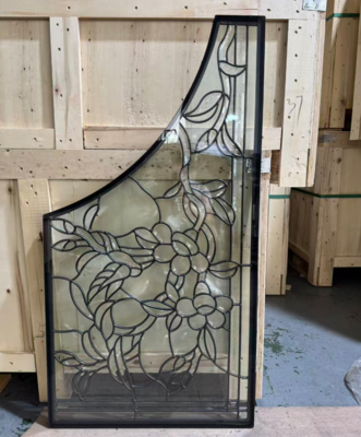 Custom Inlaid Glass For Wooden Doors: Size & Design Tailored To Customer Requirements