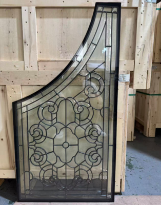 Custom Inlaid Glass For Wooden Doors: Size & Design Tailored To Customer Requirements