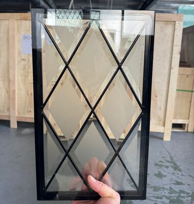 Handcrafted Decorative Entry Door Glass Panel With Intricate Design For Front Entry Doors
