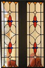 3.2MM 6MM Modern Stained Leaded Glass Windows For House Door Soldering Polishing