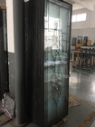 Clear Leaded Triple Glazed  Glass for sliding Doors Windows with Patina Chrome