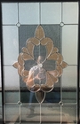 1000mm Brass Zinc Triple Glazed Sliding Clear Leaded Glass Window Panels Doors