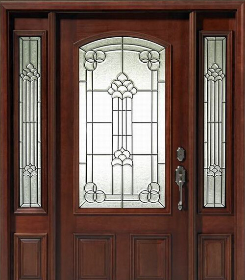 Decorative Door Glass And Sidelight Door Glass Inserts Patina Caming