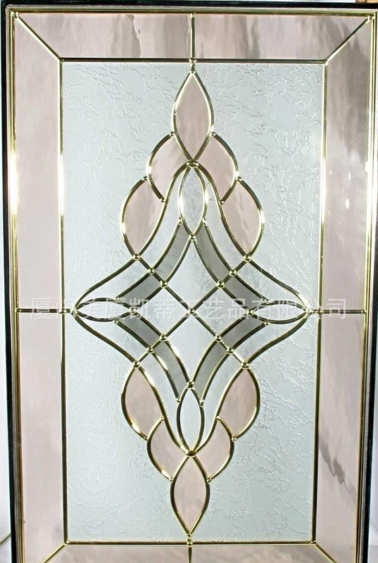 17.5mm 5CM Beveled Stained Leaded Glass Windows Glue Chip