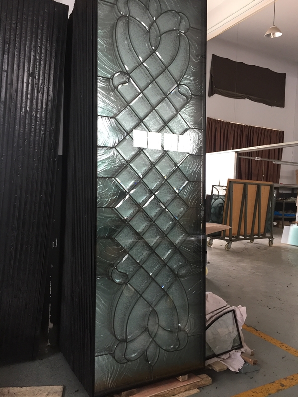 Clear Leaded Triple Glazed  Glass for Doors Windows with Patina came