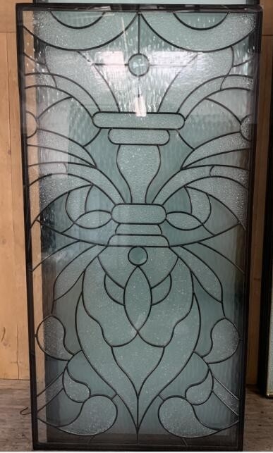 25mm Laminated Double And Triple Glazed Windows French Door Decorative Leaded Glass Panels