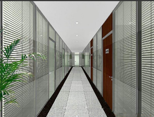 2.54cm Blinds Between Glass Double Glazed Windows With Blinds In Between For Office